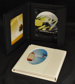 Wedding CD/DVD Case (Single - oval frame)